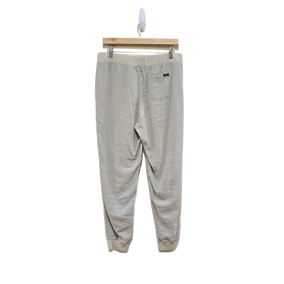 Faherty AIRLIE PANT in STONE Linen Blend Women's Size Medium - Picture 4 of 11